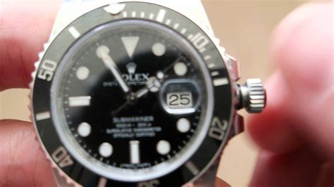 how to set time on rolex submariner